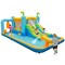 Inflatable Water Park Bounce House with Dual Slides Splash Pool Water Cannon for Kids